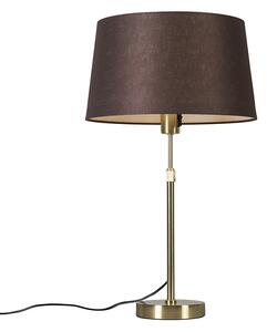 Stolna svjetiljka zlatna / mesing sa smeđom nijansom 35 cm podesiva - Parte