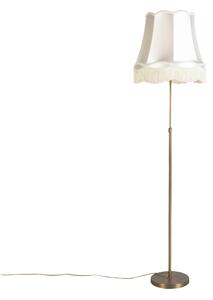Podna svjetiljka brončana s Granny hladom u boji 45 cm podesiva - Parte
