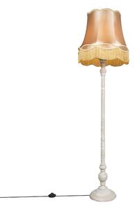 Podna svjetiljka siva sa zlatnom hladom Granny - Classico