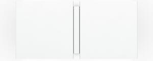 Wever & Ducré Lighting WEVER & DUCRÉ CG kvadratna zidna svjetiljka, bijela, širina 21 cm, 2 svjetla, Bijela, Dnevni boravak/blagovaonica, Metal