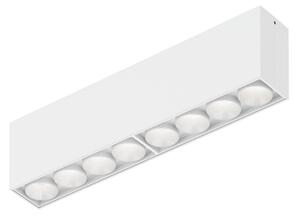 Wever & Ducré Lighting WEVER & DUCRÉ Linoo 8.0 LED stropna svjetiljka, mat bijeli metal, prigušiva, Bijela, Dnevni boravak/blagovaonica, Aluminij, Strop s više plamena