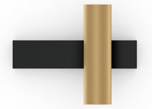 Wever & Ducré Lighting WEVER & DUCRÉ Ceno 2.0 LED zidna svjetiljka, crna/bež, 2.700 K, prigušiva, Crno, Dnevni boravak/blagovaonica, Aluminij
