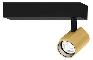Wever & Ducré Lighting WEVER & DUCRÉ LED reflektor Ceno crna/zlatna 2.700 K s jednom žaruljom, prigušiva, Crno, Dnevni boravak/blagovaonica, Aluminij