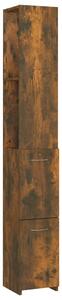 VidaXL Kupaonski ormarić boja dimljenog hrasta 25 x 25 x 170 cm drveni