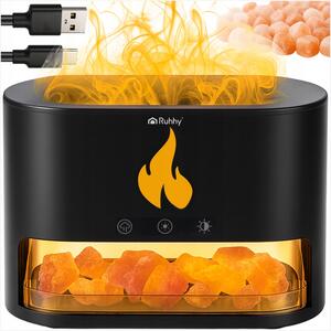 10w difuzor dekorativni led rgb kamin 250ml ovlaživač zraka usb