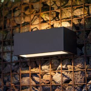 LED vanjska zidna lampa Gemini, 22cm, 3.000K, antracit