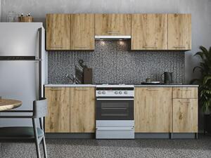 Kuhinjski set Houston 856, 240cm, Laminirani iveral