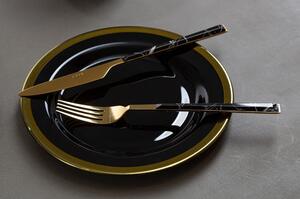 Crni/u zlatnoj boji željezan pribor 16 kom Avie – Premier Housewares