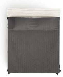 Tamno sivi prošiven prekrivač za bračni krevet 220x240 cm Monart – Mijolnir