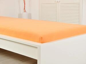 Jersey plahta ALVORA 90x200 cm lososova