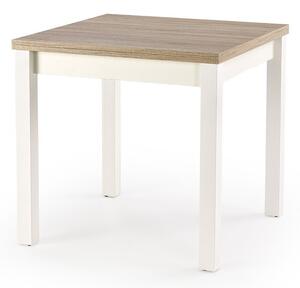 Stol Houston 224, Sonoma hrast, Bijela, 76x80cm