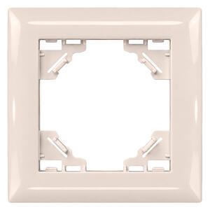 Jednostruki okvir za utičnice OSTE JNH013-1F Beige