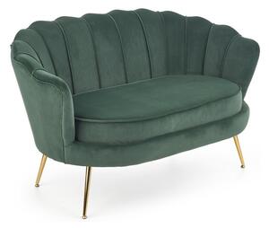 Sofa Houston 827, Tamnozelena, Zlatno, 77x133x77cm