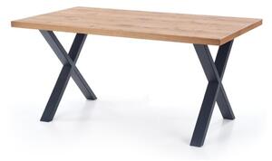 Stol Houston 702, Lagani hrast, Crna, 76x90cm