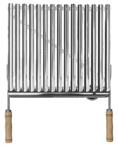 Inox rešetka 46x40 cm, s ručkama