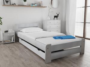 Krevet Laura 90 x 200 cm, bijeli Podnica: Bez podnice, Madrac: Madrac Somnia 17 cm