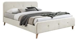 Krevet Comfivo 350Bračni, Svijetlo smeđa, 180x200, Tkanina, Basi a doghePodnice za krevet, 186x215x94cm