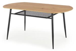 Stol Houston 1124, Crna, Zlatni hrast, 77x90cm