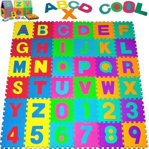 Pjenasta prostirka za djecu PUZZLE, 86 dijelova, višebojna Spielwerk