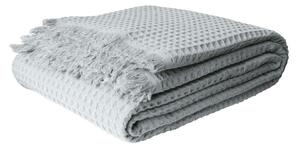 Mentol zeleni pamučan prekrivač 140x200 cm Waffle – Mijolnir