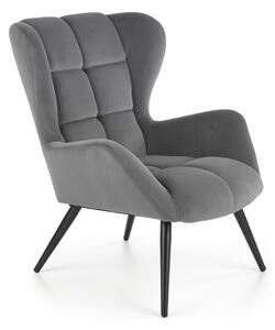 Fotelja Houston 1079, Siva, 91x75x86cm