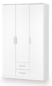 Ormar Cirveso 113, Bijela, Sjajno bijela, 205x120x52cm