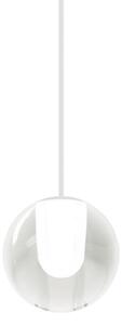 Wever & Ducré Lighting WEVER & DUCRÉ Oplia 1.0 LED viseća svjetiljka, mat bijela, 2.700 K, Providna, Dnevni boravak/blagovaonica, Staklo