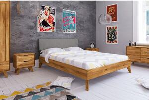 Black Friday - Bračni krevet od hrastovog drveta 200x200 cm Greg 3 - The Beds