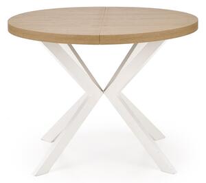 Stol Houston 1495, Zlatni hrast, Bijela, 75cm