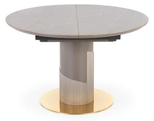 Stol Houston 1533, Zlatno, Sivi mramor, Svijetlo siva, 76cm