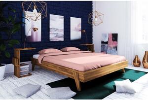 Black Friday - Bračni krevet od hrastovog drveta 140x200 cm Retro - The Beds