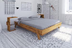 Black Friday - Bračni krevet od hrastovog drveta 160x200 cm Retro - The Beds