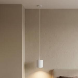 Nowodvorski Lighting Viseća svjetiljka Point Duo, bijela, čelik, Ø 13 cm, GU10, prigušiva, Bijela, Dnevni boravak/blagovaonica, Metal