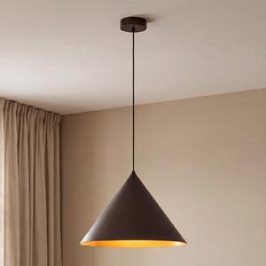 TK Lighting Viseća svjetiljka Cono, 1 žarulja, Ø 50 cm, smeđa, E27, prigušiva, Smeđa / hrđa, Dnevni boravak/blagovaonica, Metal