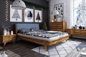 Black Friday - Bračni krevet od hrastovog drveta 200x200 cm Retro 1 - The Beds