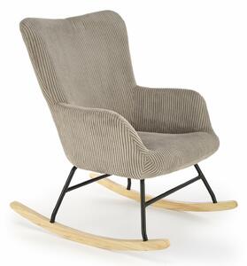 Stolica za ljuljanje Houston 1611, Siva, 98x72x88cm