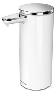 Bijeli automatski čelični dozator sapuna 266 ml - simplehuman