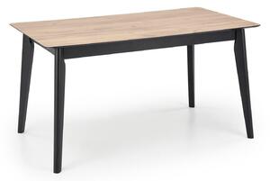 Stol Houston 1716, Crna, Wotan hrast, 75x80cm