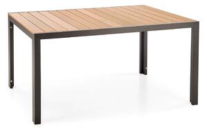 Vrtni stol Houston 1915, Svijetlo drvo, Crna, 74x90cm