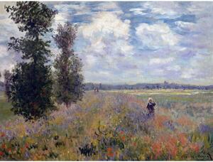 Reprodukcija slike Claude Monet - Poppy Fields near Argenteuil, 40 x 30 cm
