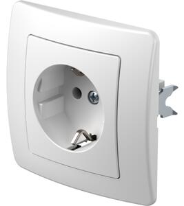SCHUKO UTIČNICA 2P+E 16A 250V~ PW EKONOMIK VE10PW-U