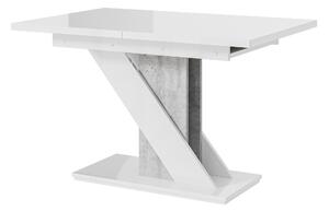 Zondo Blagovaonski stol Mevenis (bijeli sjaj + kamen) (za 4 do 6 osoba). 1055217
