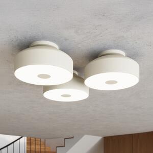 SOLLUX LIGHTING CLARO stropna svjetiljka, bež, Ø 30 cm, metal, 4 x E27, prigušiva, Bež, Dnevni boravak/blagovaonica, Metal