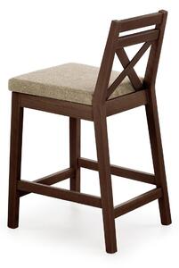 Polubarska stolica Houston 315Orah, 83x41x48cm, Tkanina, Drvene, Drvo