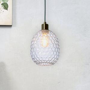 It's about RoMi IT'S ABOUT ROMI viseća lampa Venecija, ovalna, prozirna, staklo, E27, prigušiva, Providna, Dnevni boravak/blagovaonica, Staklo