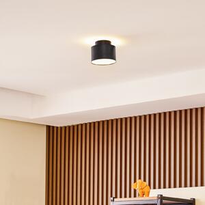 Lindby LED reflektor Nivoria, 11 x 9 cm, crni, metal