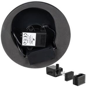 LED RGB solarna plutajuća vrtna fontana - pumpa za ribnjak