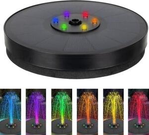 LED RGB solarna plutajuća vrtna fontana - pumpa za ribnjak
