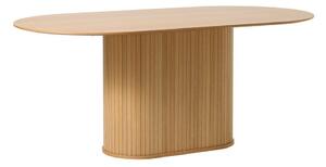 Blagovaonski stol s pločom stola u dekoru hrasta 95x180 cm Nola – Unique Furniture
