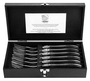 Laguiole LUXURY LINE Set vilica - Black Ebony (6 komada)